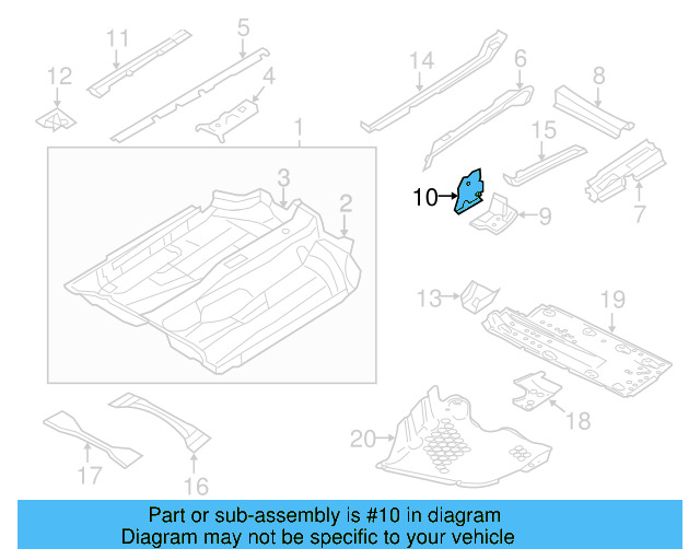 Corner Panel 1K0-804-797-A - View 30