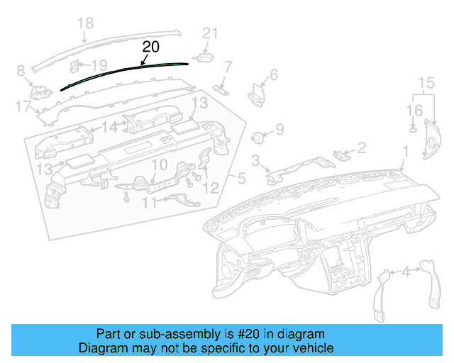 Trim 3D0-819-955-4A1