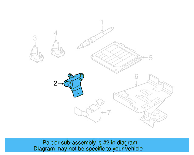 Pressure Sensor 03L-906-054-A - View 4