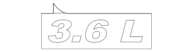 Nameplate 7B0-853-675-B - View 3