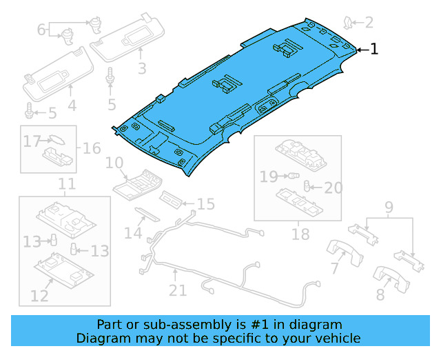 Headliner 3CN-867-501-AC-2EA - View 7
