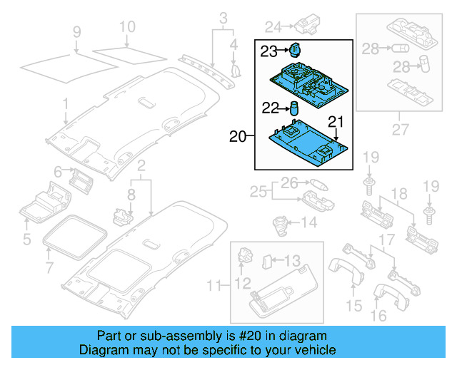 Front Lamp Assembly 5TA-947-105-B-WHI - View 22