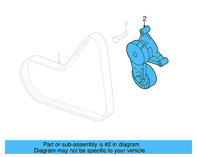 Belt Tensioner 038-903-315-AN - View 7