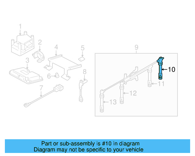 Spark Plug Wire 06A-905-430-AF