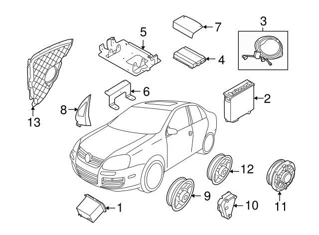 Bracket 1K0-035-883-E - View 48