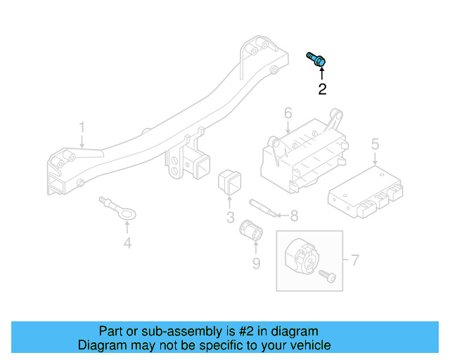 Trailer Hitch Receiver Bolt N-910-292-02 - View 12
