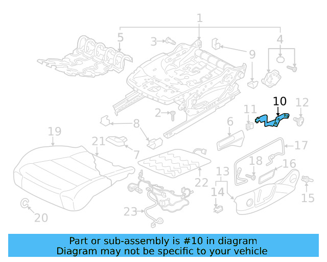 Adjust Lever 5NN-881-091 - View 3