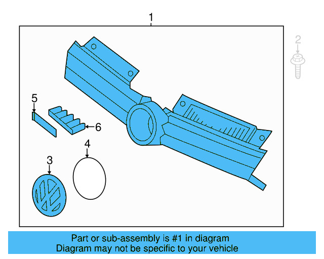 Grille 5C6-853-651-B-041 - View 5