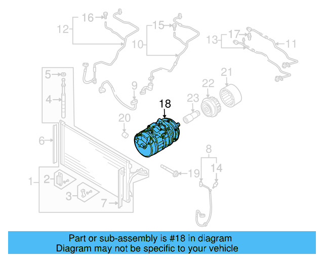 A/C Compressor 7H0-820-805-J - View 6