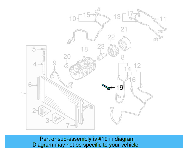 Compressor Mount Bolt N-107-145-01 - View 4