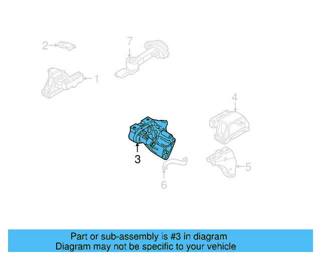 Side Mount Support Plate 1J0-199-358 - View 14
