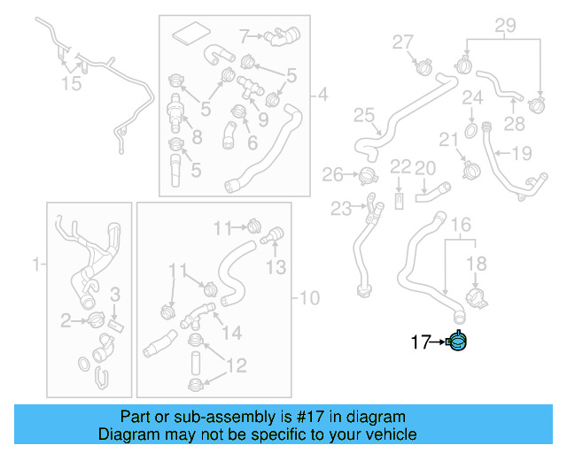 Reservoir Hose 5C0-121-109-B - View 12