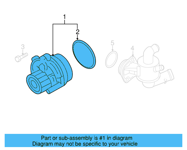 Engine Water Pump 03L-121-011-G - View 2