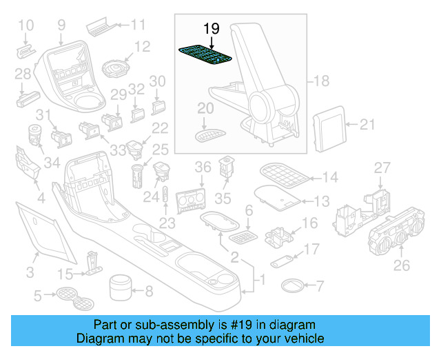 Armrest Assembly Mat 5C5-863-301-PX7 - View 6