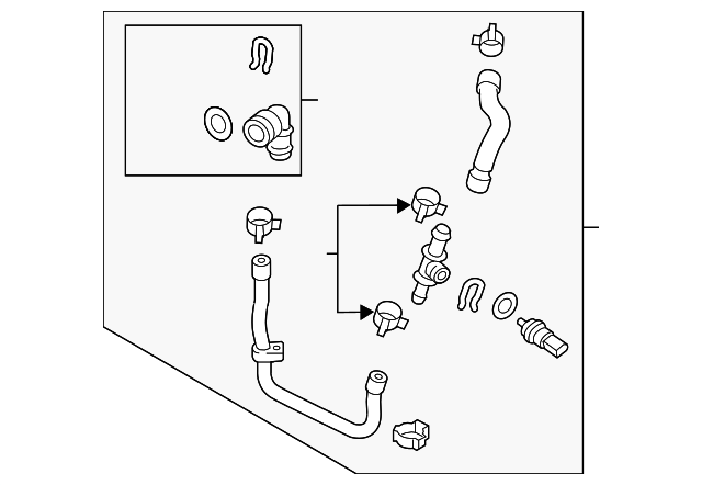 Lower Hose 1K0-122-051-HE - View 2