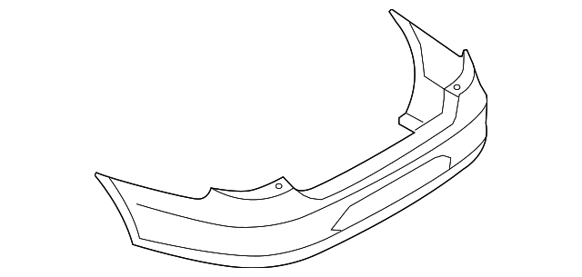Bumper Cover (Unpainted) 3c8807417qgru - View 2