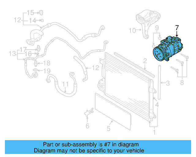 A/C Compressor 1K0-820-859-S - View 3