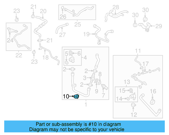 Lower Hose Holder 5N0-121-093-C - View 24