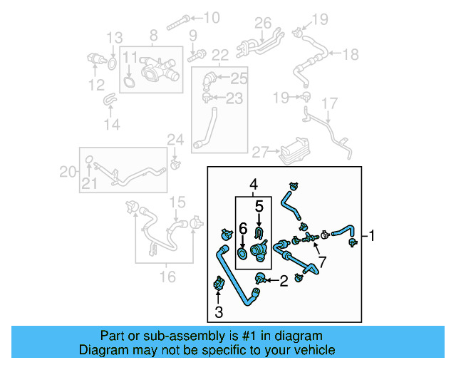 Upper Hose 1K0-122-101-JS - View 12