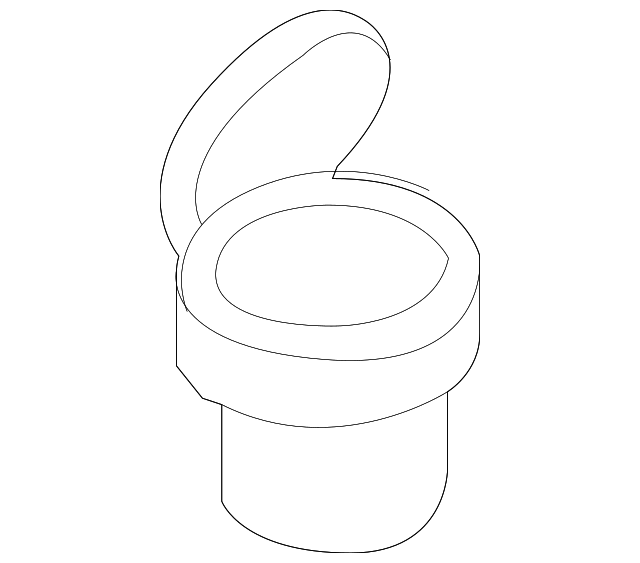 Ashtray Assembly Insert 1C0-857-331-B41 - View 2