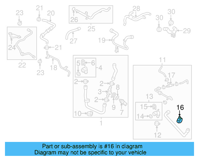 Lower Hose Holder 6R0-121-093-E - View 14
