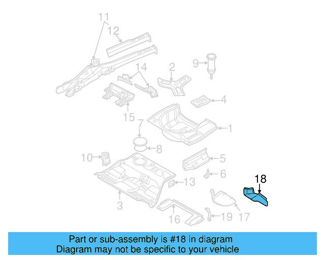 Spare Tire Retainer 3B5-803-899-N - View 3