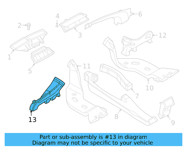 Side Duct 3G1-819-151 - View 3