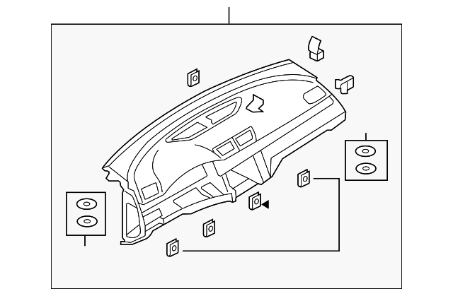 Instrument Panel 3AB-857-004-A-OBP - View 8