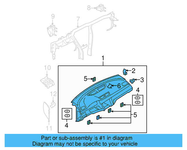 Instrument Panel 3C1-857-004-AL-TKV