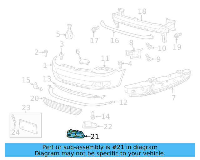 Air Grille 5K0-853-665-E-041