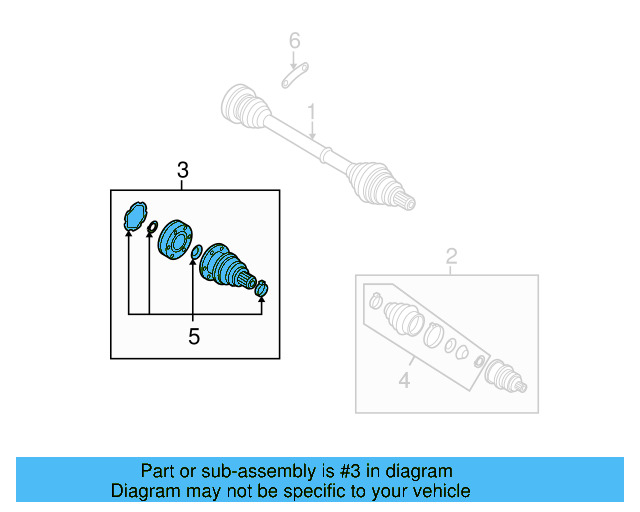 Inner Joint Assembly 1K0-498-103