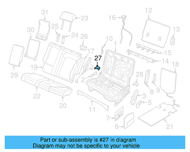 Rear End Track Cover 3CN-885-089-C-9B9 - View 5
