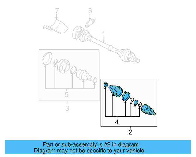 Outer Joint Assembly 1K0-498-099-J - View 11