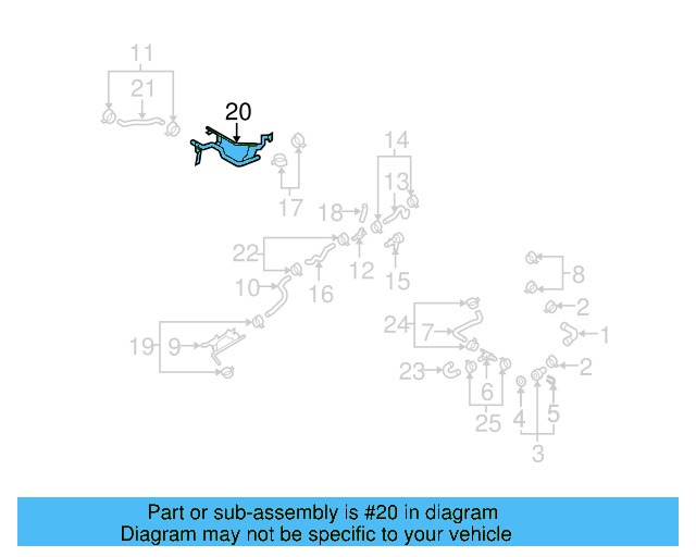 Tube Assembly 1K0-121-070-AG - View 7
