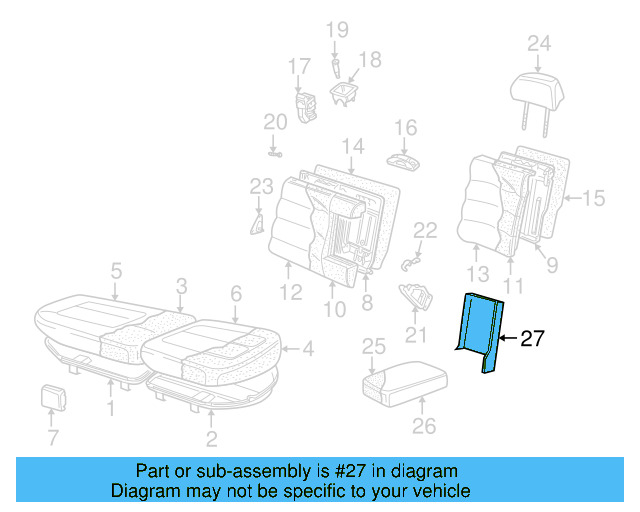 Armrest Pad Trim 3B0885943DQ70 - View 13