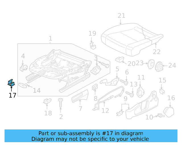 Track End Cover 8E0-881-348-E-9B9 - View 12