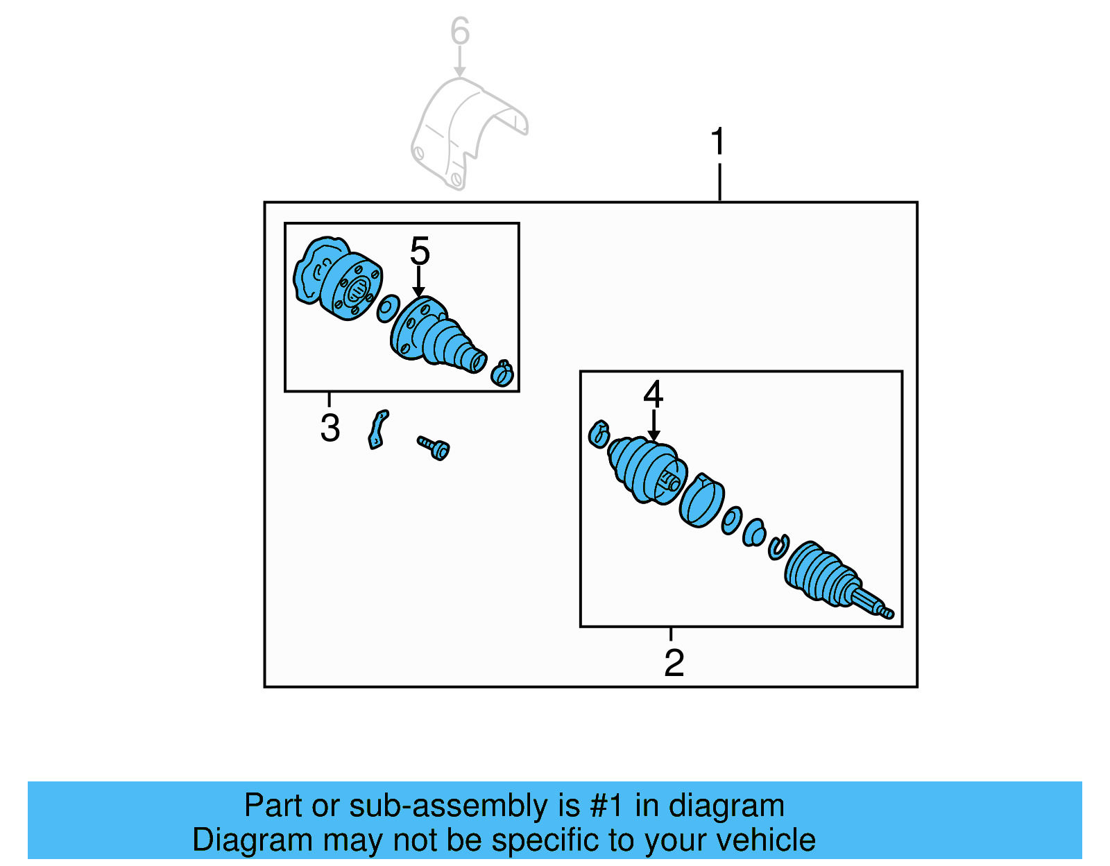Cv Axle Assembly 1J0-407-272-CT - View 7