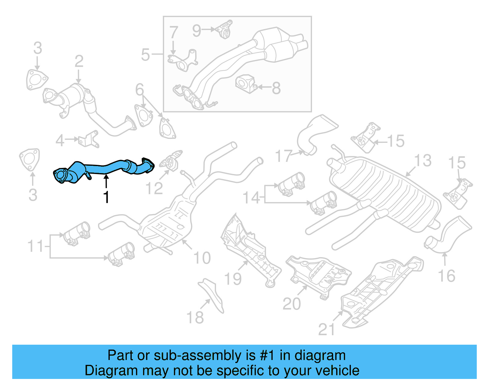 Exhaust Pipe 7L6-254-301-MX - View 4