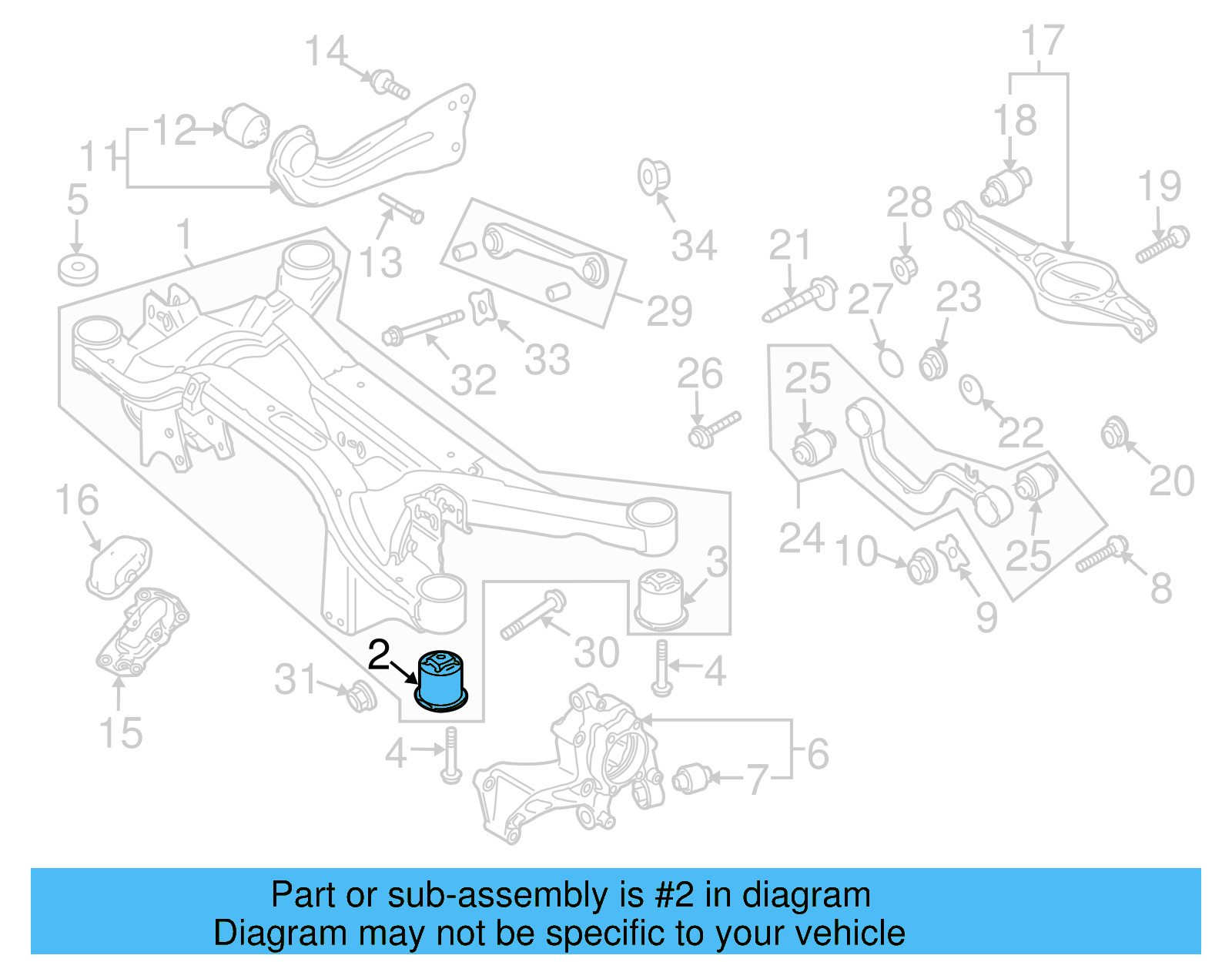 Suspension Cross 1K0-505-145-J - View 7