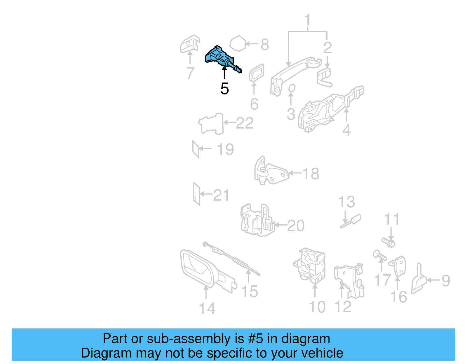 Lock Cylinder 1K5-837-167-B - View 9