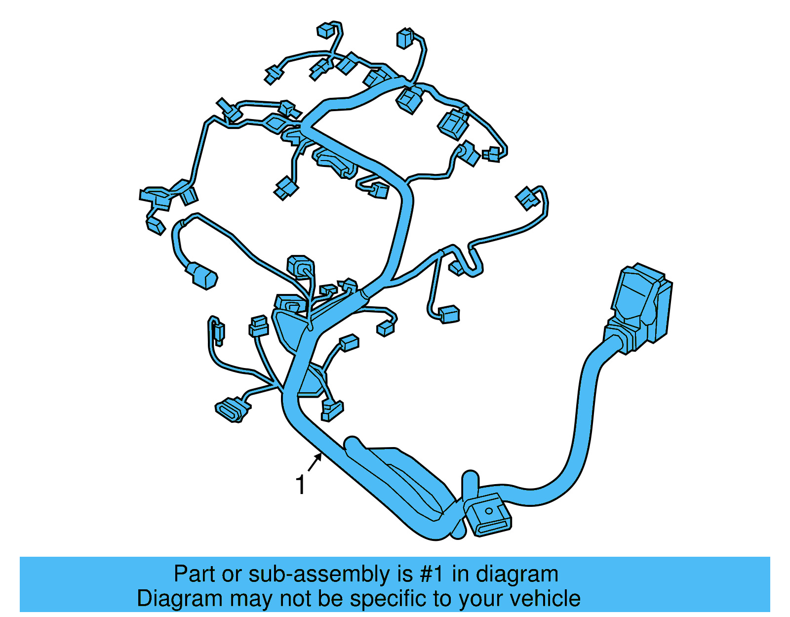 Engine Harness 06K-971-627-BJ - View 11