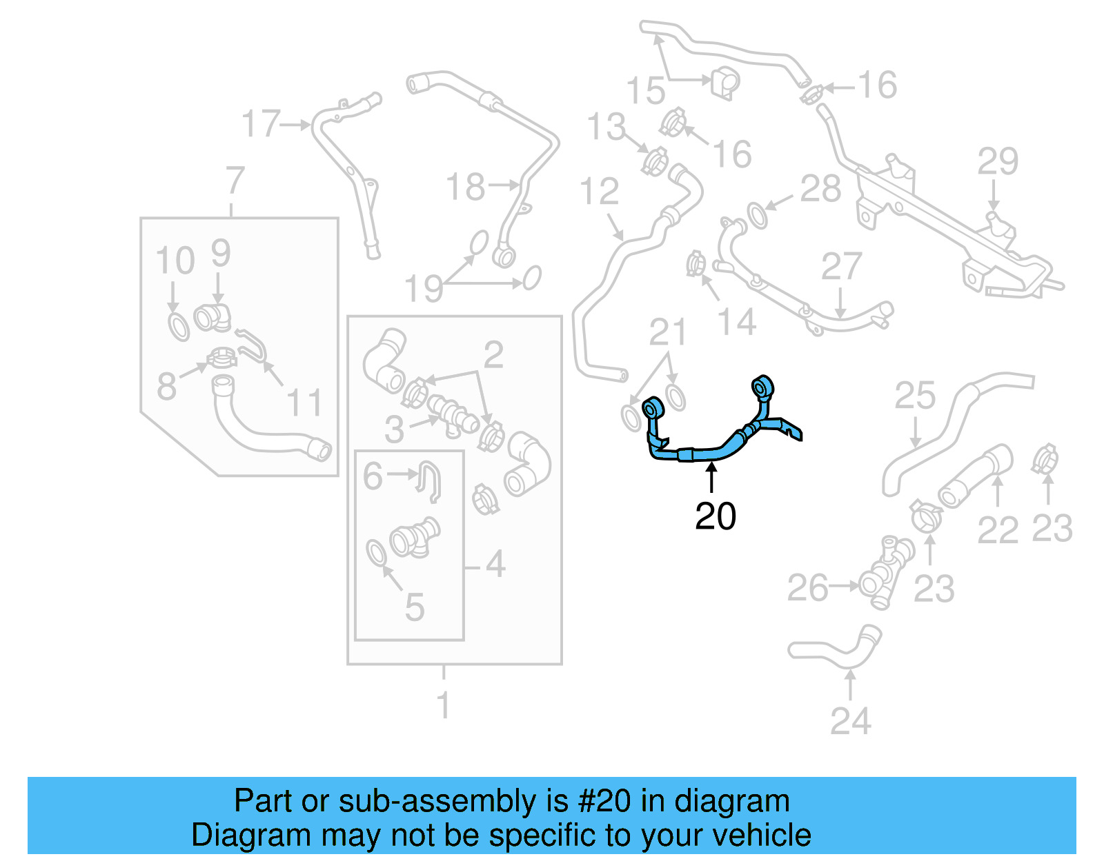 Inlet Tube 06F-121-497-G - View 12