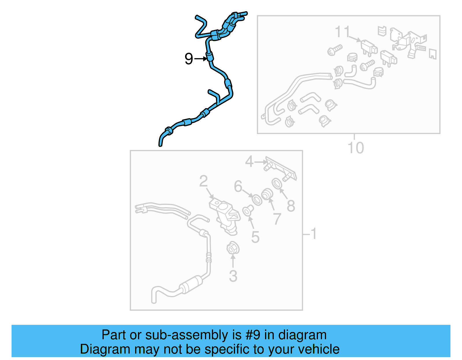 Vacuum Hose 04L-131-051-C - View 5
