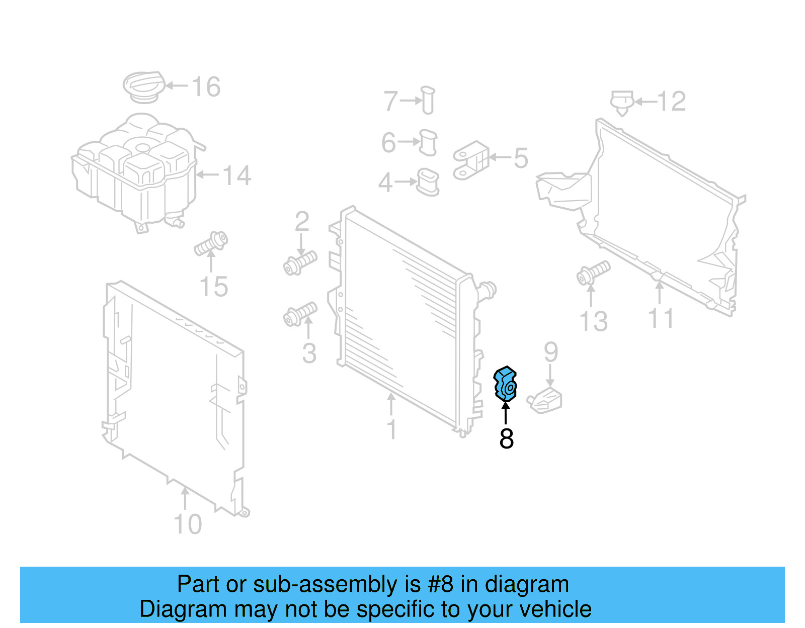 Lower Insulator 7P0-121-275 - View 9