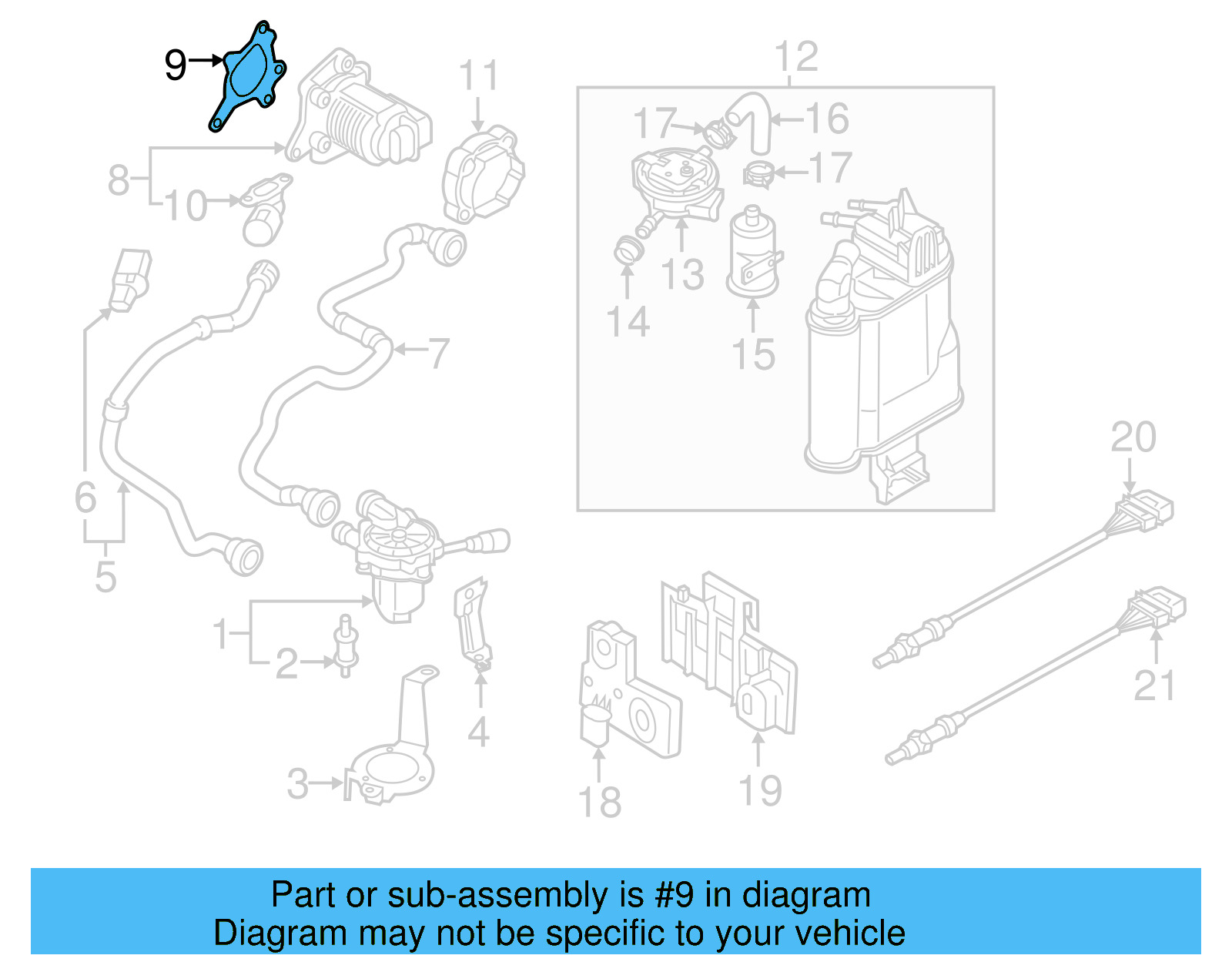 Valve Gasket 06K-131-120-D - View 2