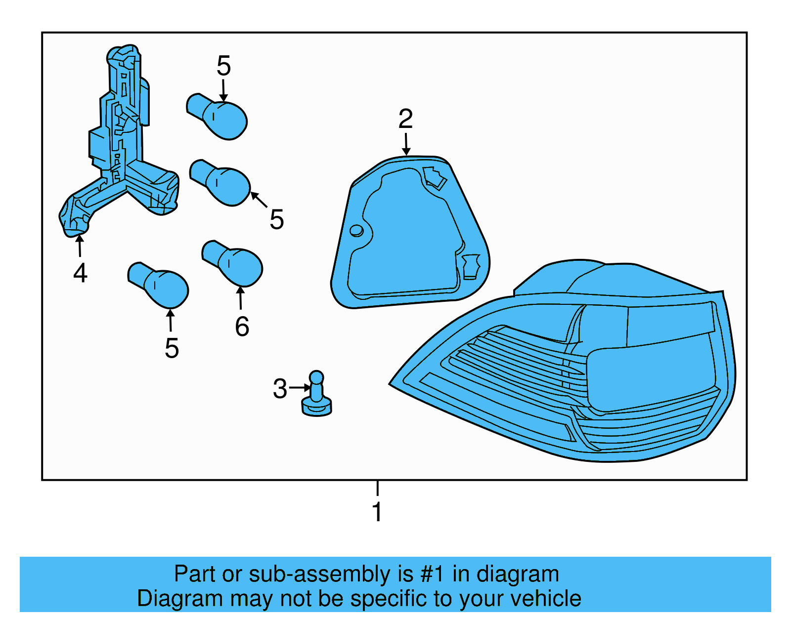 Tail Light Assembly 1K9-945-096-H - View 4