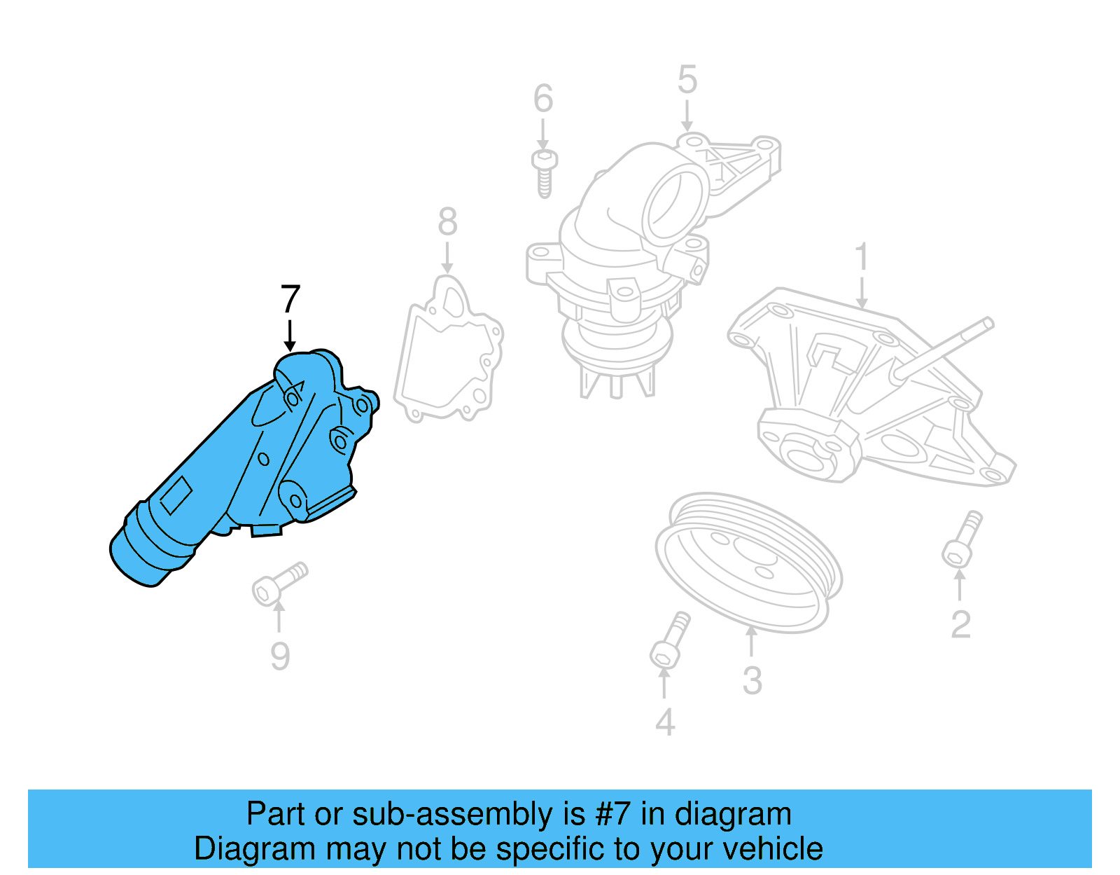 Inlet Connector 06E-121-161-BB - View 14