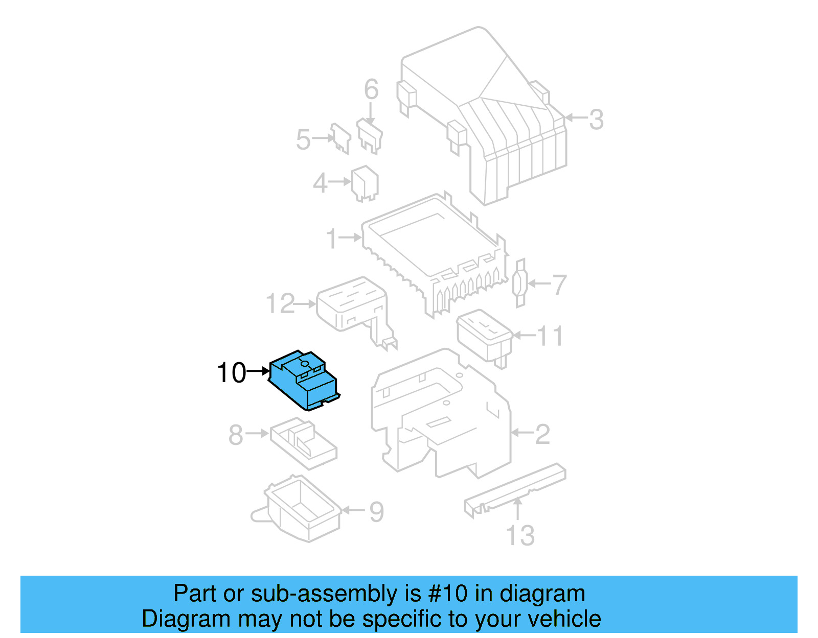 Fuse Box Cover 1K0-937-311-B - View 21