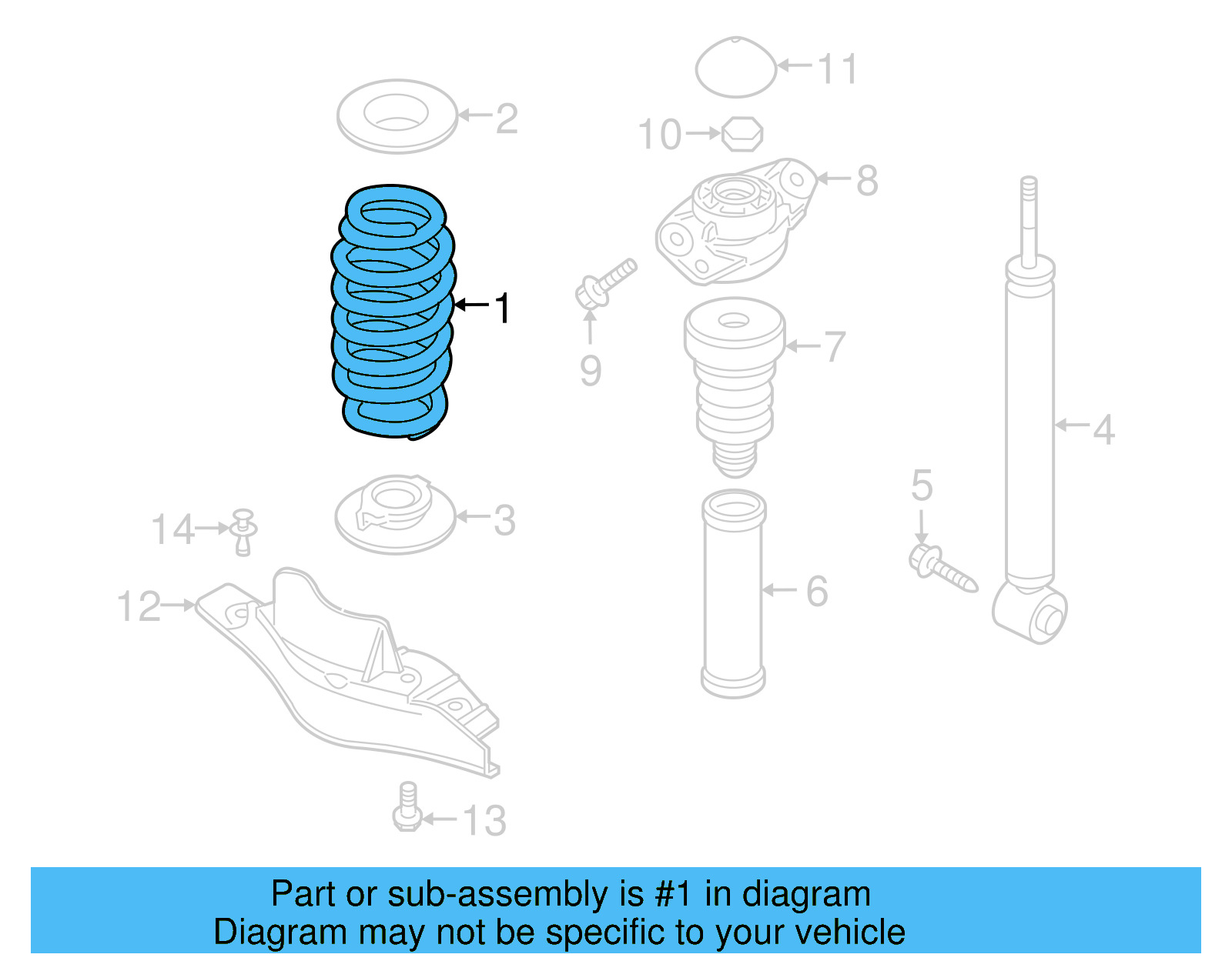 Coil Spring 3C0-511-115-AG - View 9