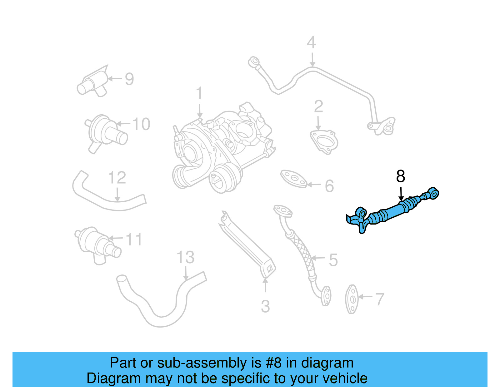 Engine Coolant Hose 06A-121-497-Q - View 10